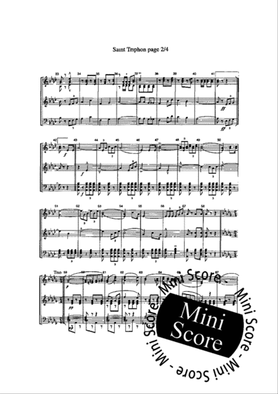 Saint Triphon Concert Band scores gallery preview page 6