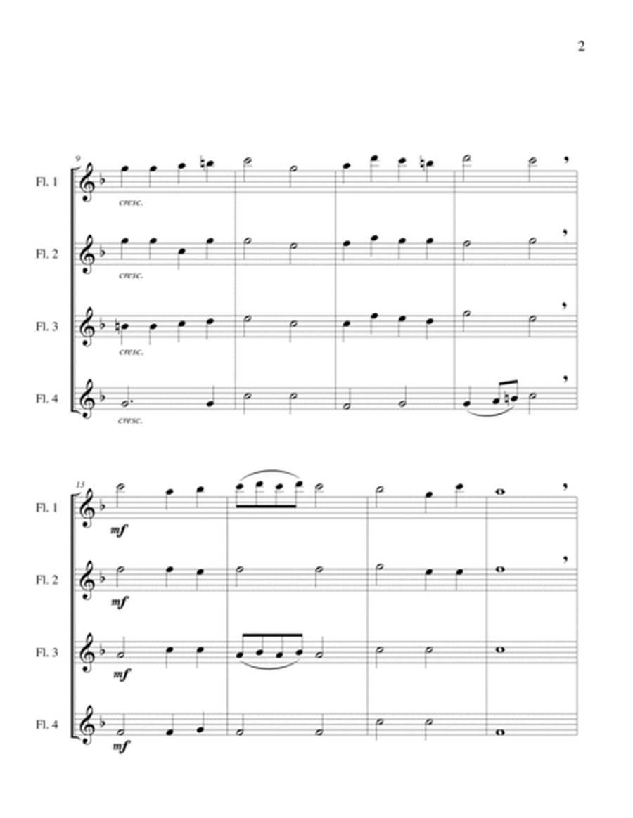 Kling, Glöckchen Kling - Flute Quartet image number null