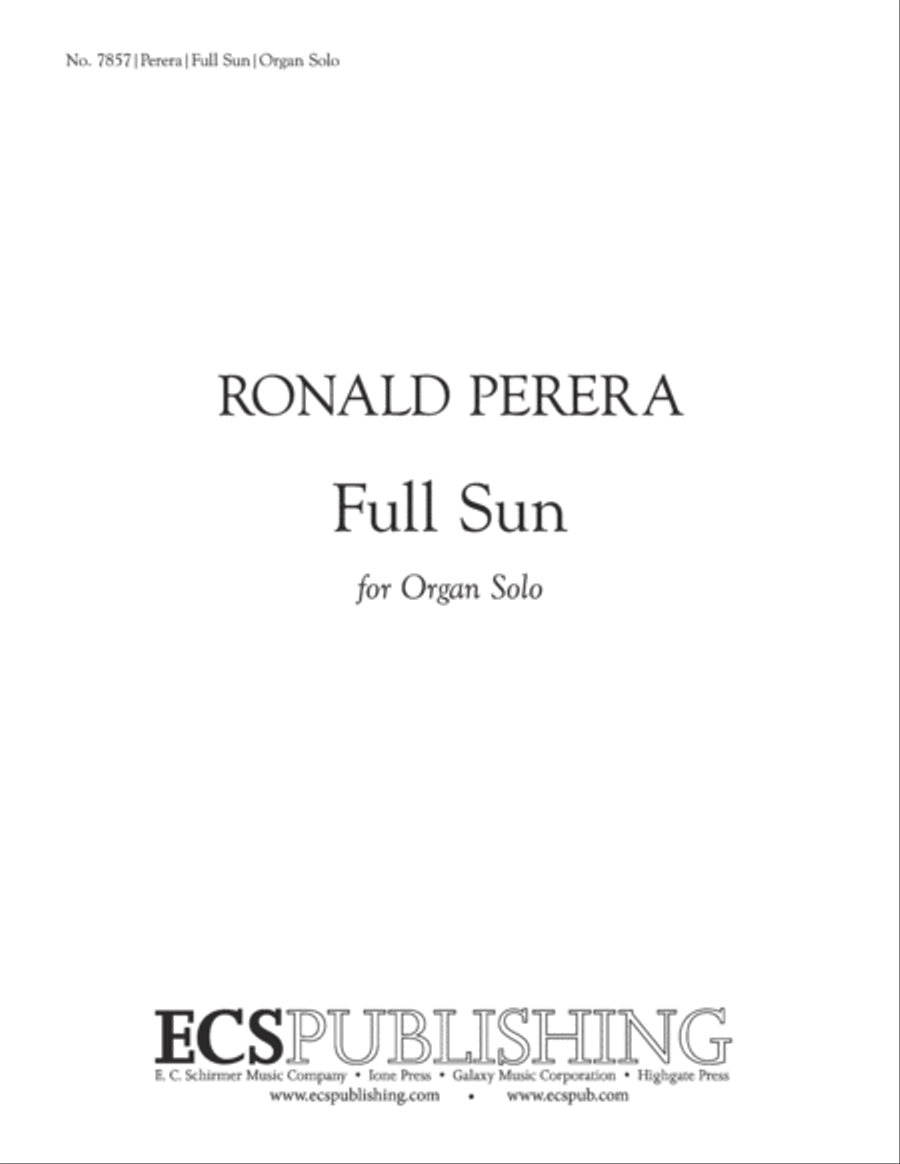 Full Sun Full Sun Organ Solo scores gallery preview page 9