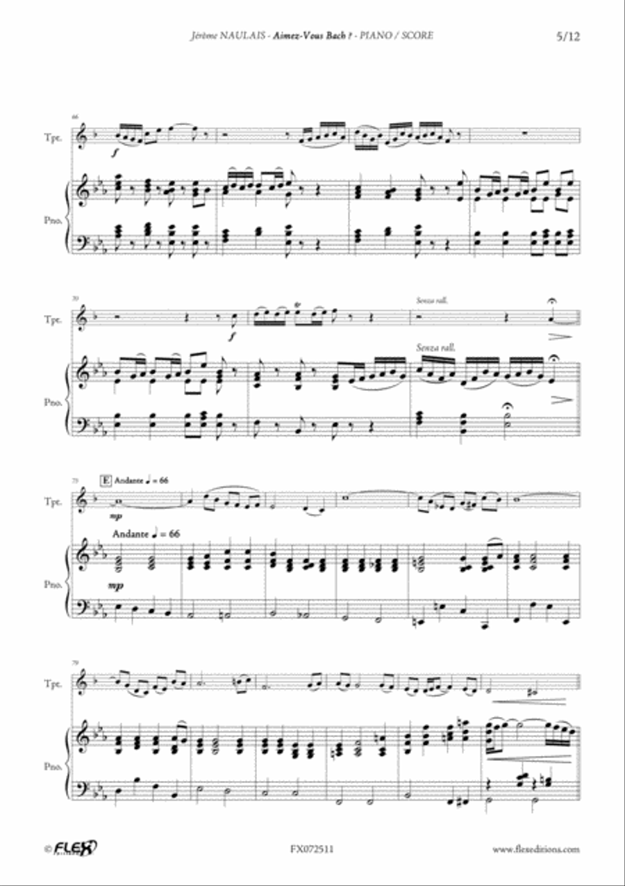 Aimez-Vous Bach? Cornet scores gallery preview page 6
