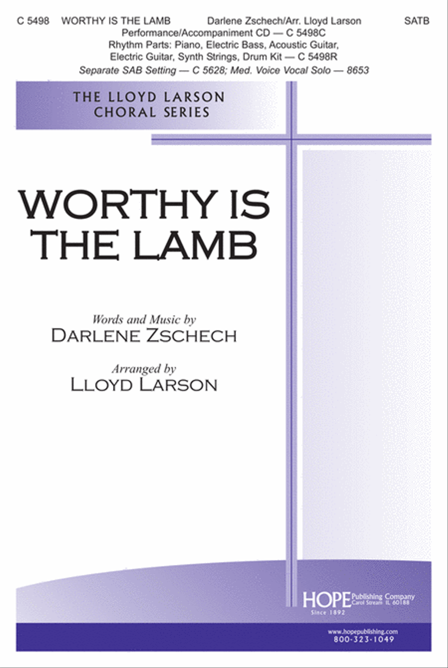 Worthy Is the Lamb 4-Part scores gallery preview page 1