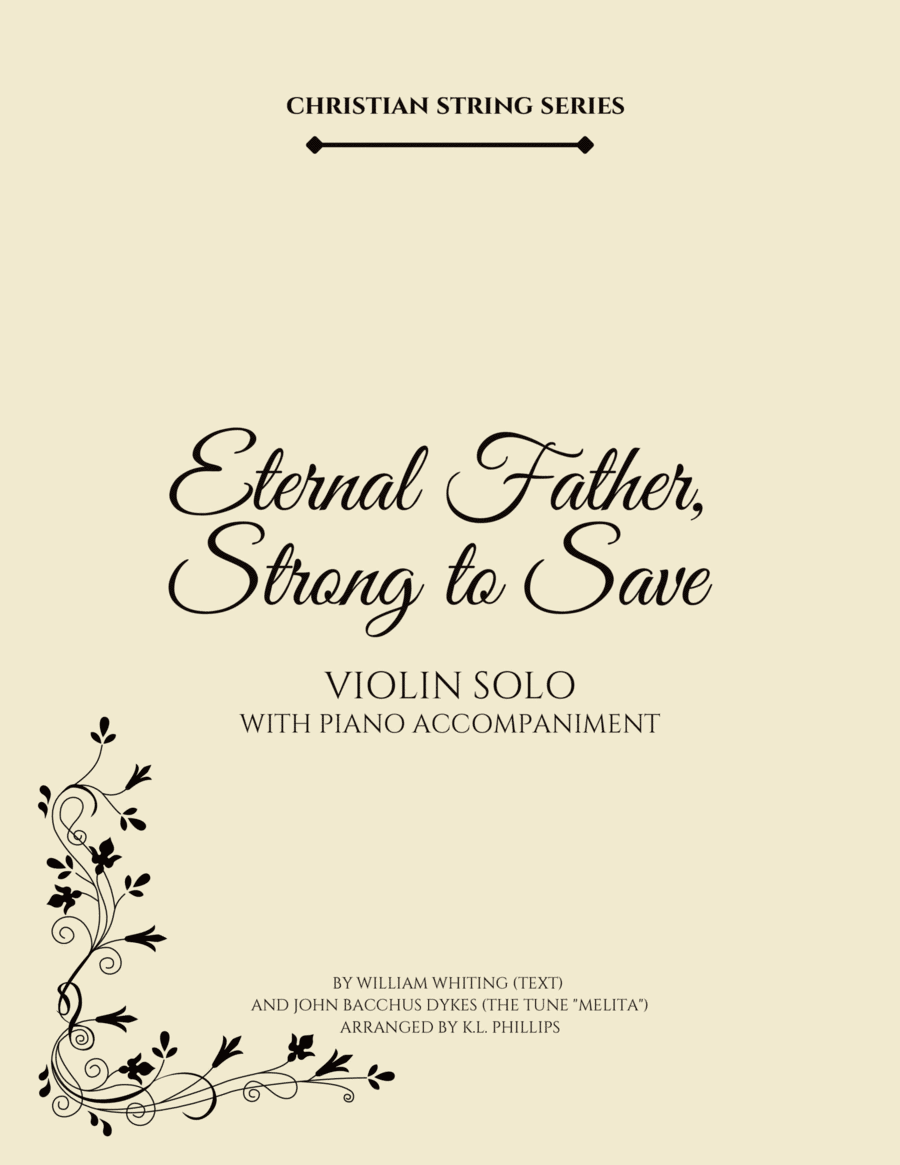 Eternal Father, Strong to Save - Violin Solo with Piano Accompaniment image number null