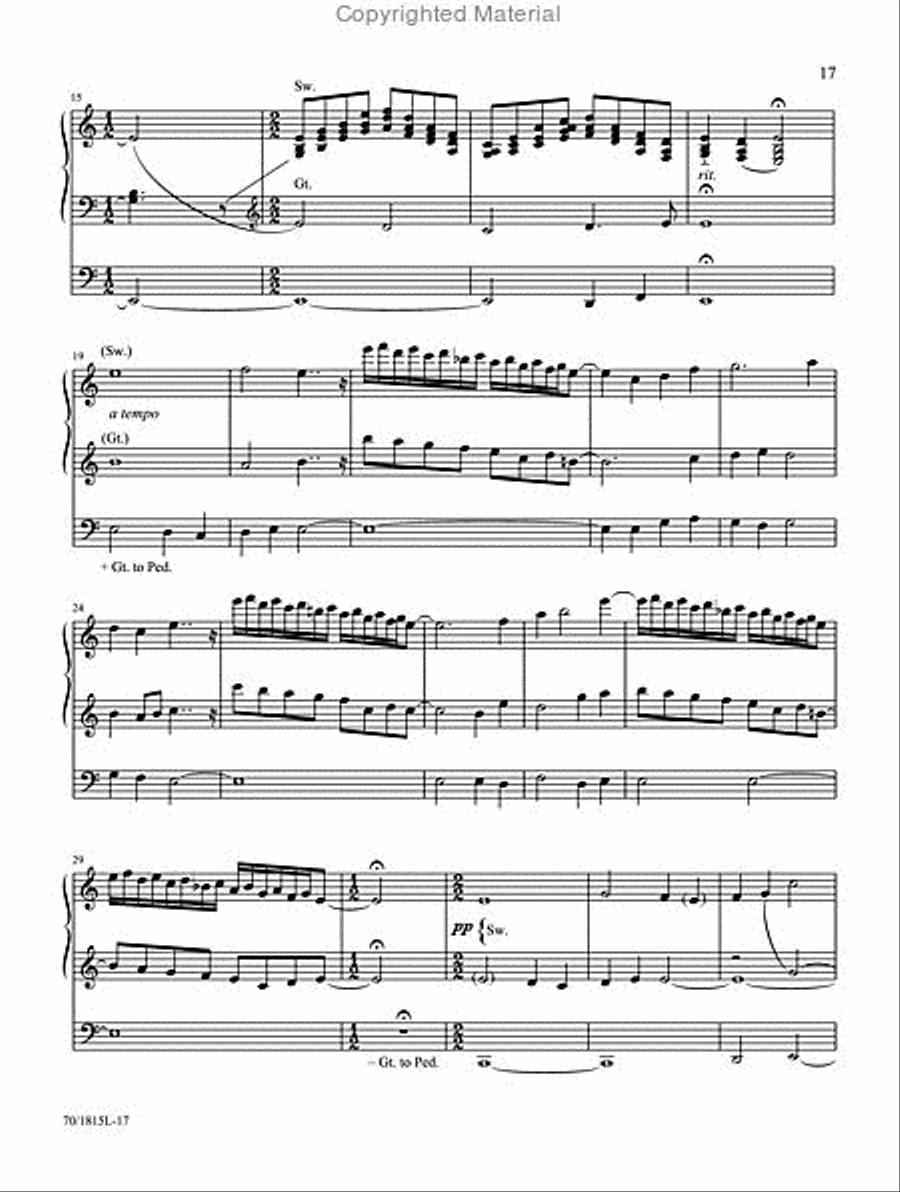 Penitent Prayers for Organ Organ Solo scores gallery preview page 5