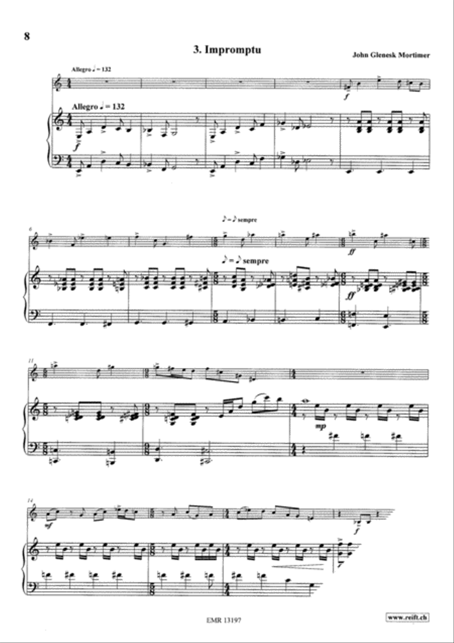 Solo Pieces Vol. 6 Clarinet Solo scores gallery preview page 5