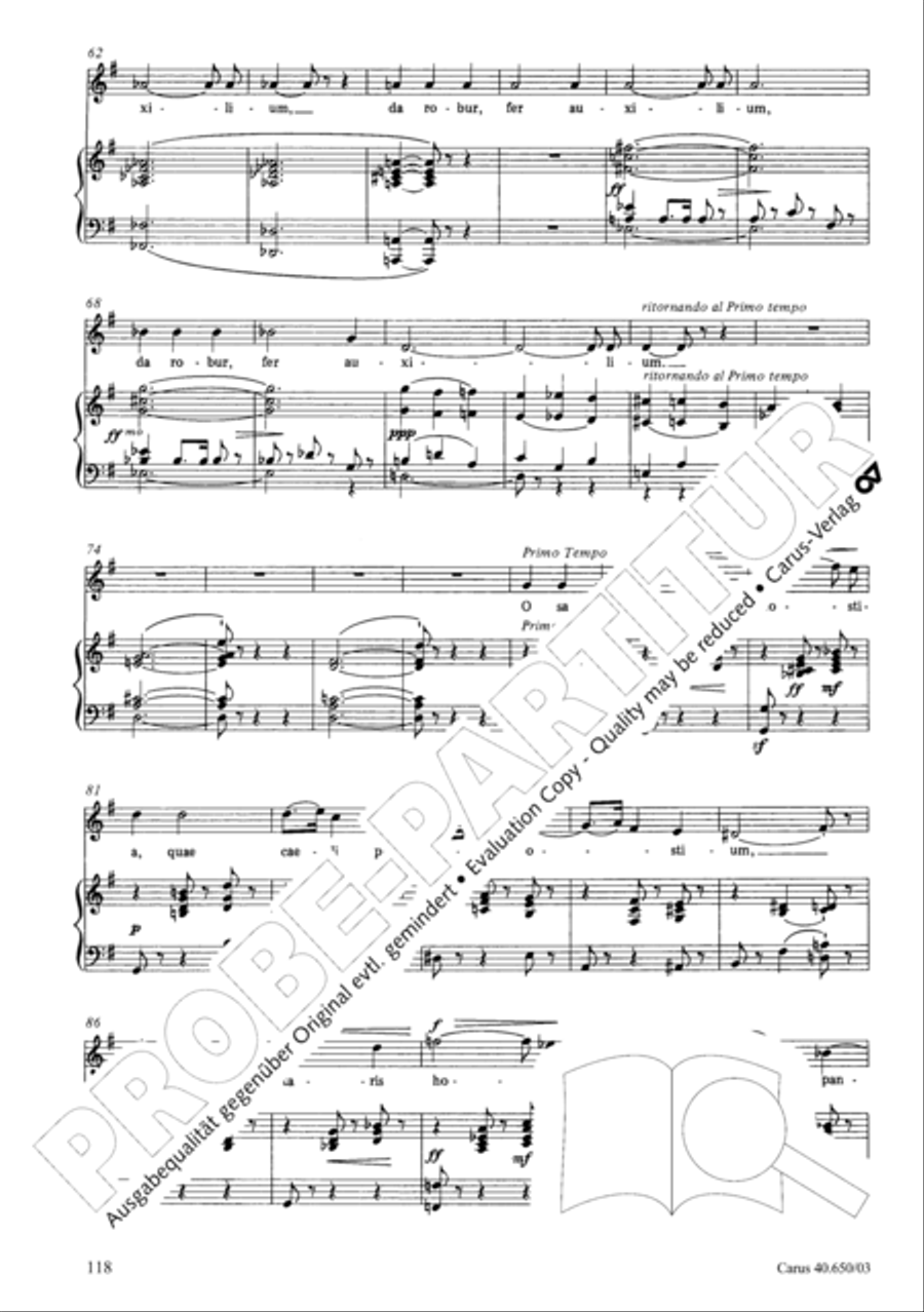 Petite Messe solennelle 4-Part scores gallery preview page 121