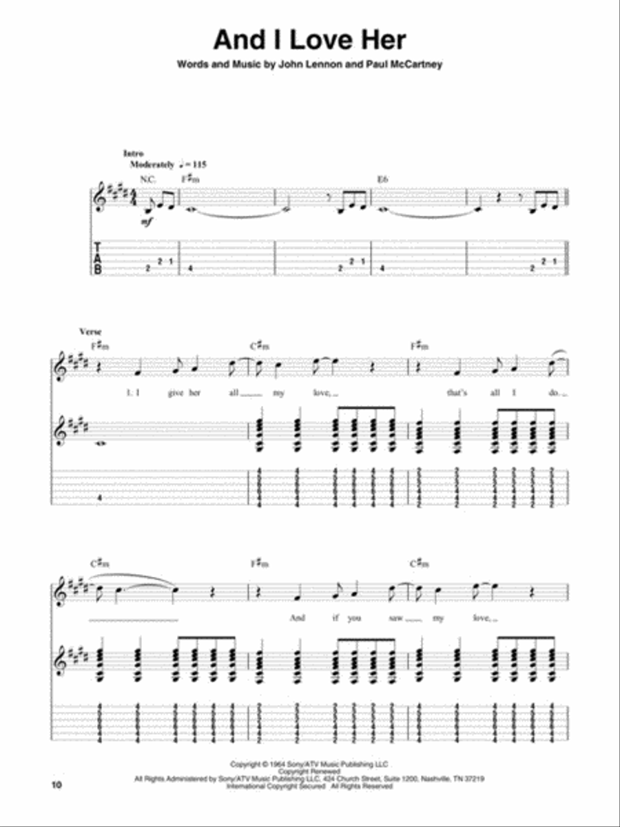 The Beatles The Beatles Acoustic Guitar scores gallery preview page 4