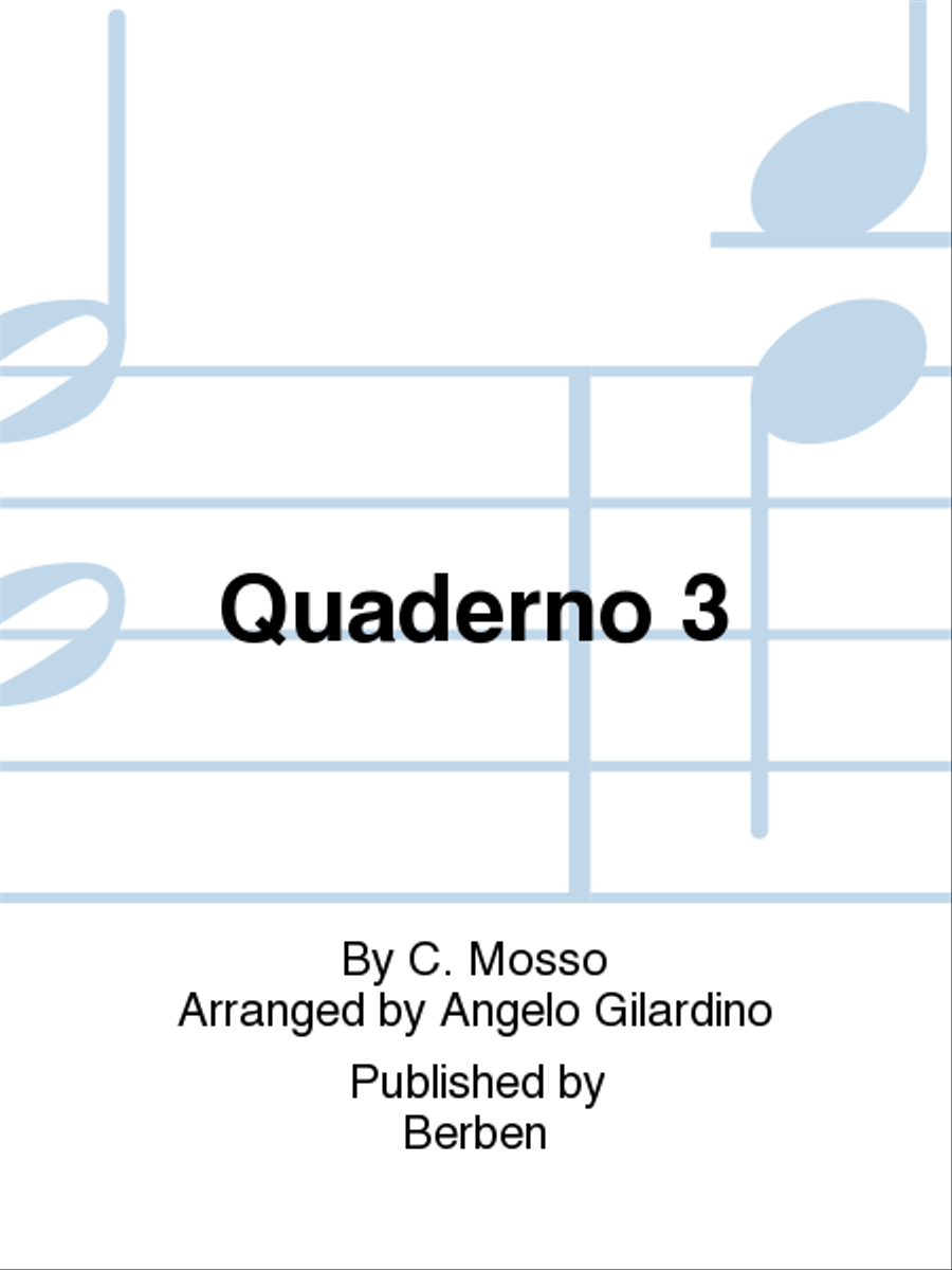 Quaderno 3 Classical Guitar scores gallery preview page 1
