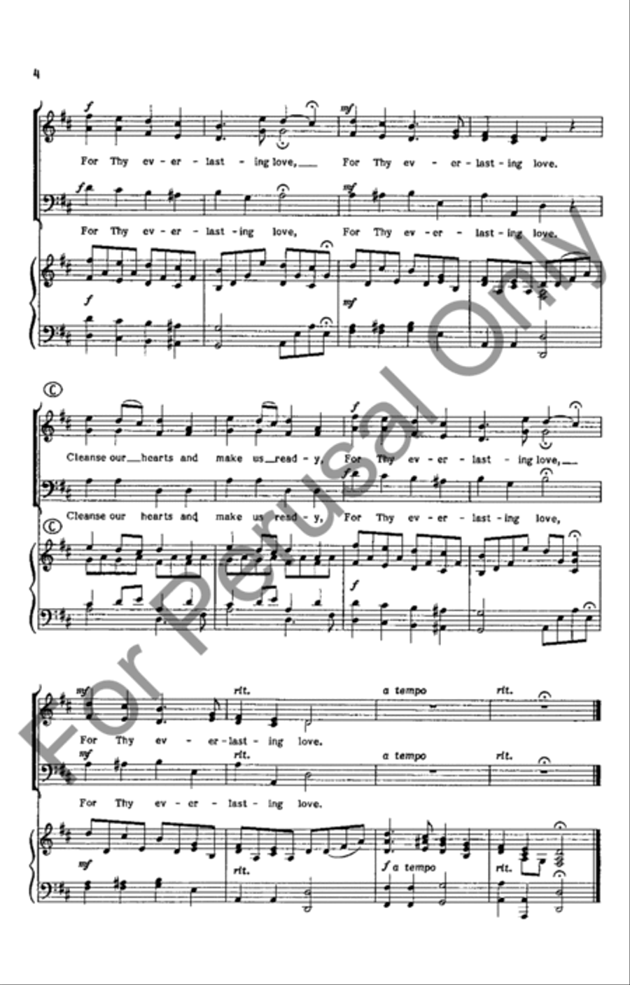 God Of Wisdom, God Of Glory 3-Part scores gallery preview page 4