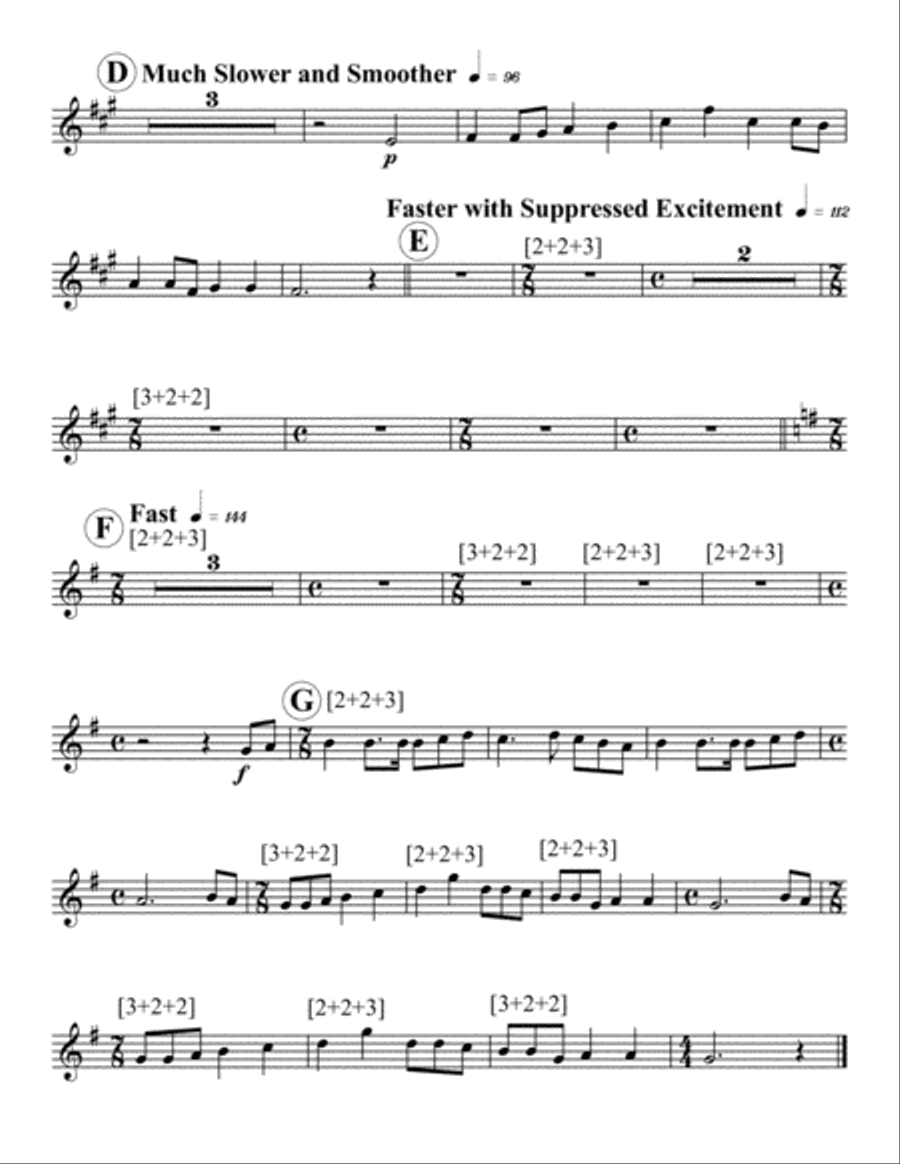 Promised Land Brass Quintet scores gallery preview page 6