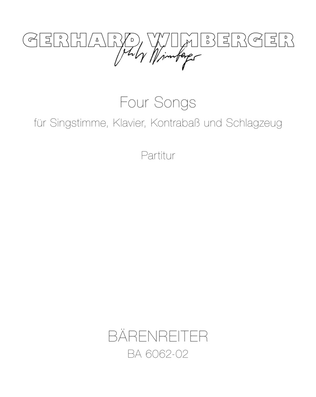 Four Songs for Medium Voice and Chamber Orchestra