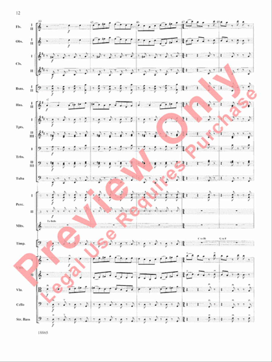 An American Rhapsody An American Rhapsody Full Orchestra scores gallery preview page 13