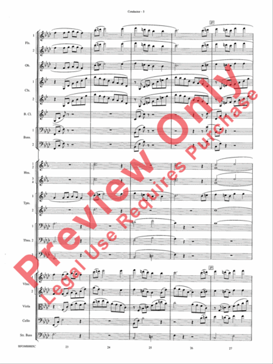 Song without Words Full Orchestra scores gallery preview page 7