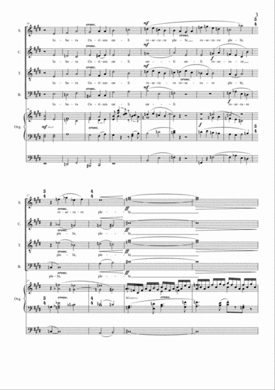 Stefano Maria Torchio: Consul æterni 4-Part scores gallery preview page 3