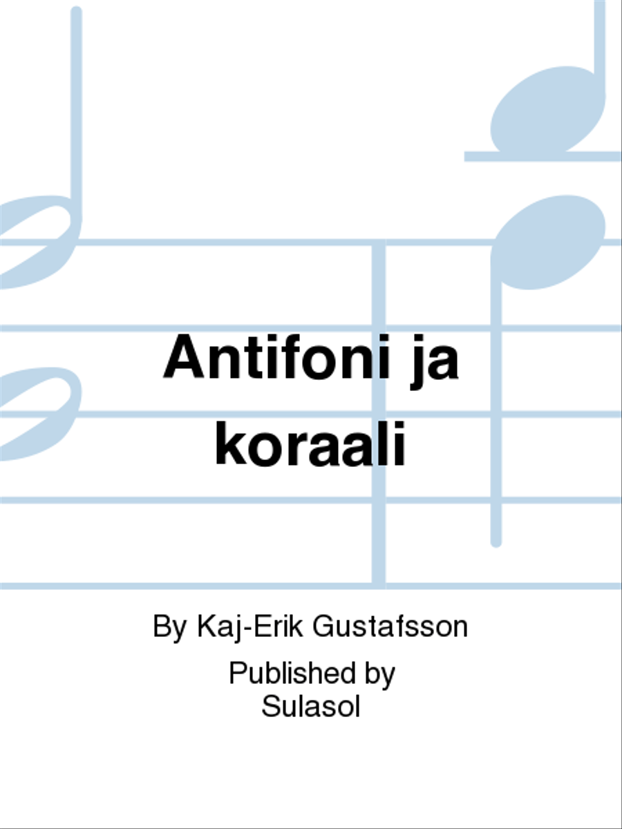 Antifoni ja koraali