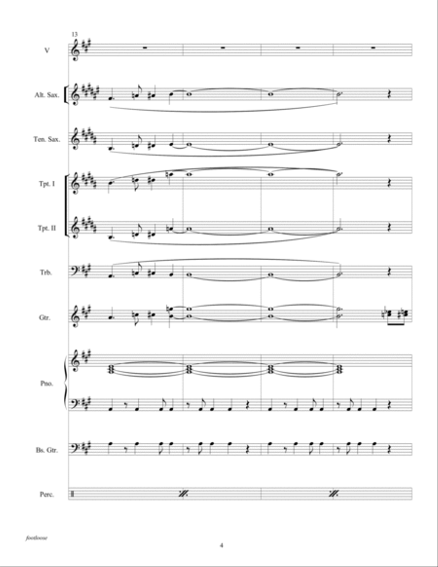 Footloose Large Ensemble scores gallery preview page 6