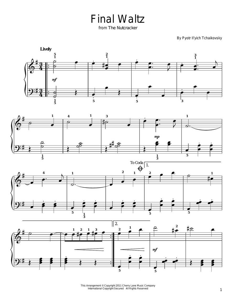Final Waltz Final Waltz Voice scores gallery preview page 1