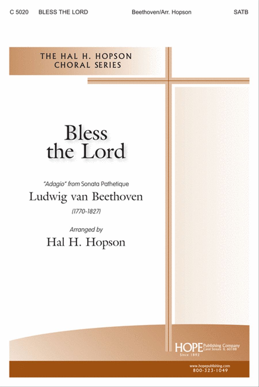 Bless the Lord 4-Part scores gallery preview page 1