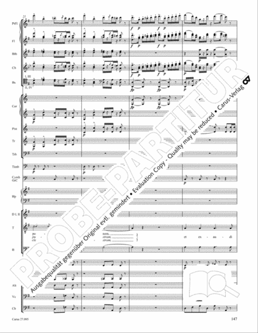 Messe solennelle de sainte Cecile STB scores gallery preview page 160