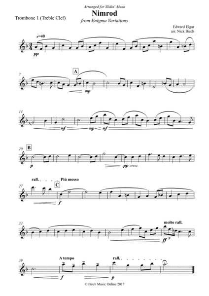 Nimrod (Trombone Quartet) image number null