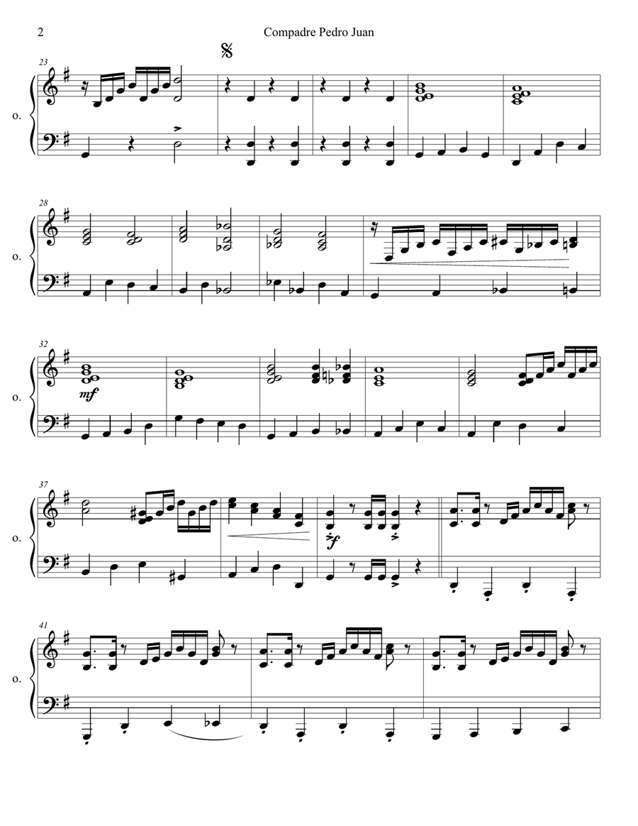 Compadre Pedro Juan Compadre Pedro Juan Piano Trio scores gallery preview page 2