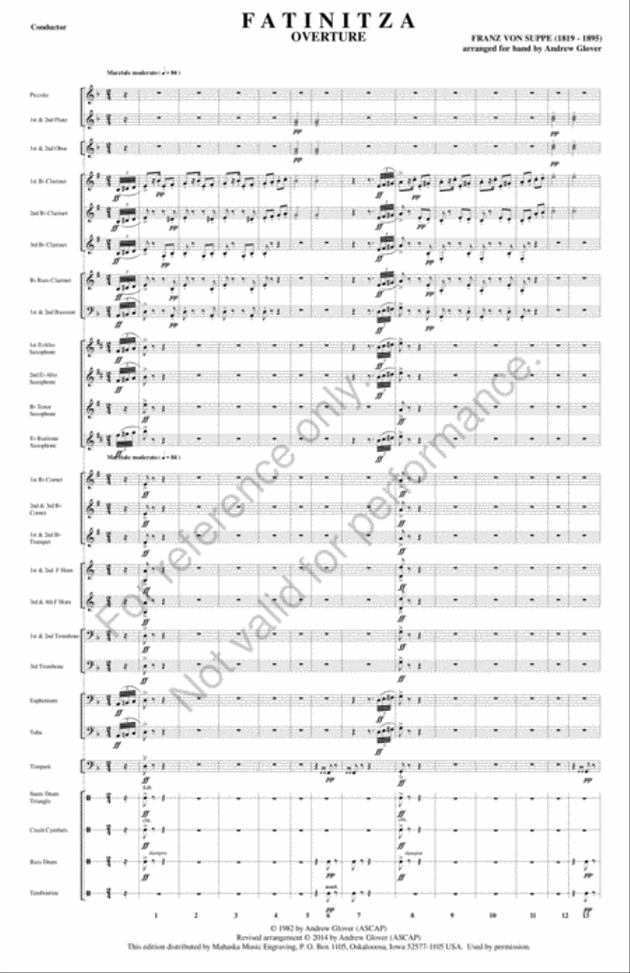 Fatinitza Fatinitza Concert Band scores gallery preview page 2