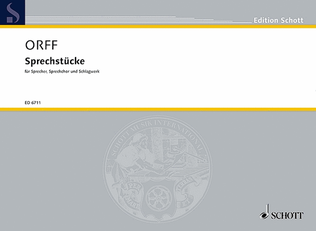 Book cover for Sprechstücke