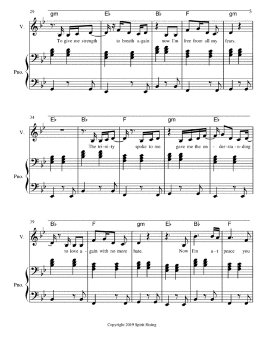 Spirit Rising - As You Are Voice scores gallery preview page 3