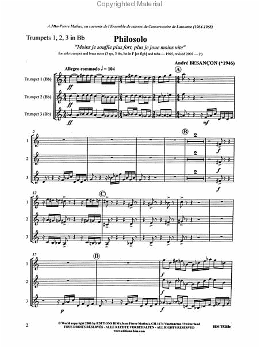Philosolo Chamber Music scores gallery preview page 4