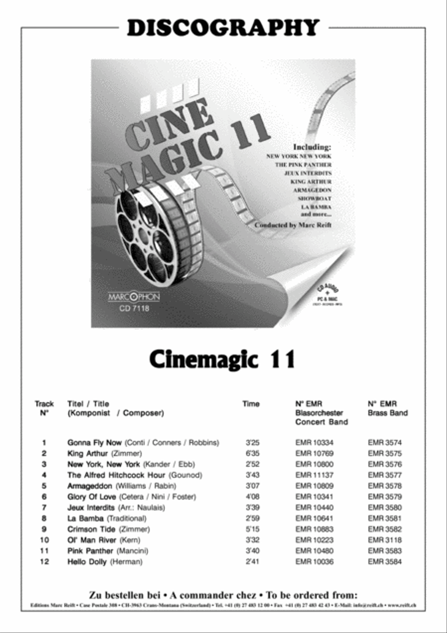 The Alfred Hitchcock Hour Concert Band scores gallery preview page 3