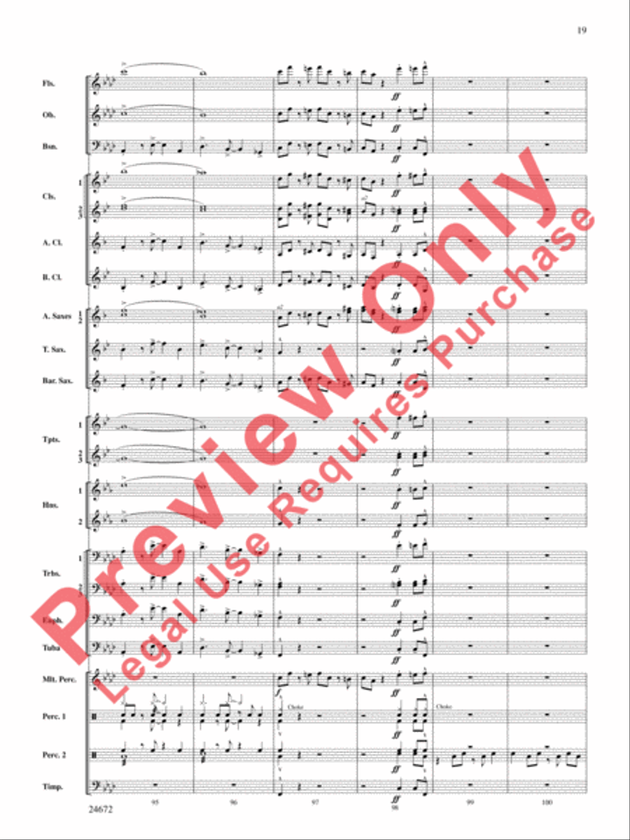Buenaventura Concert Band scores gallery preview page 20