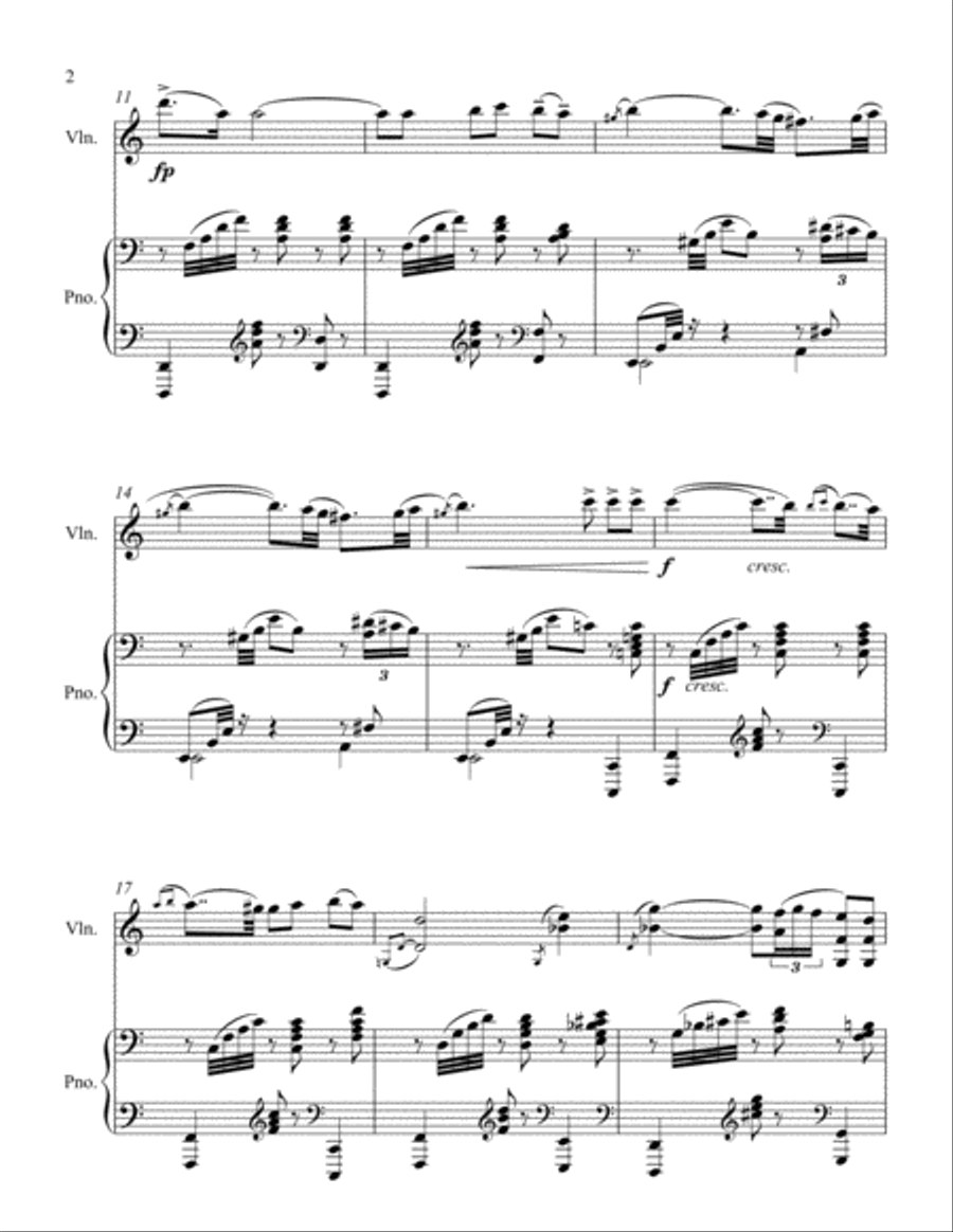 Bolero Violin Solo scores gallery preview page 2