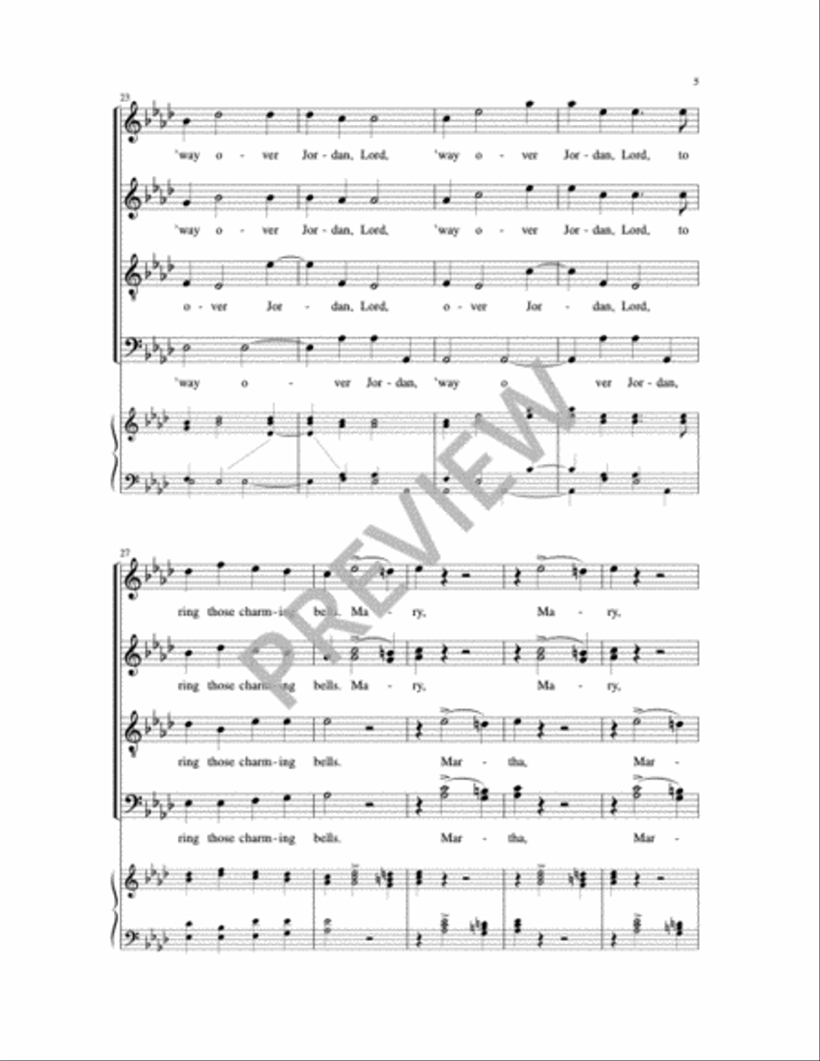 Mary And-A Martha SSAATTBB scores gallery preview page 13
