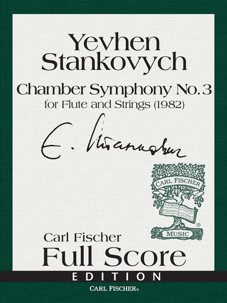 Chamber Symphony No. 3 for Flute and Strings (1982)