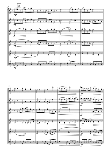 "Tango" for Flute Choir- (6 C Flutes) Intermediate image number null