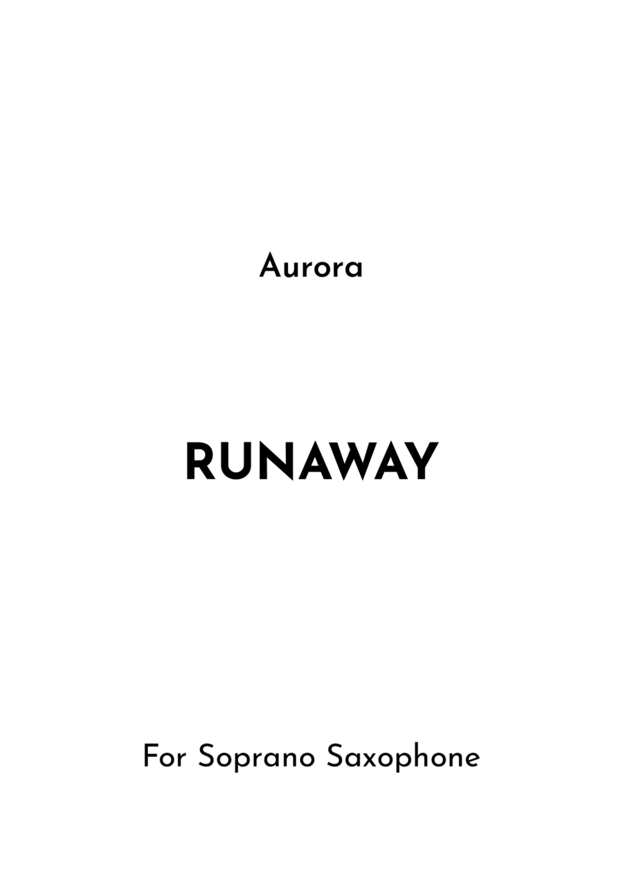 Runaway Runaway Soprano Saxophone scores gallery preview page 1