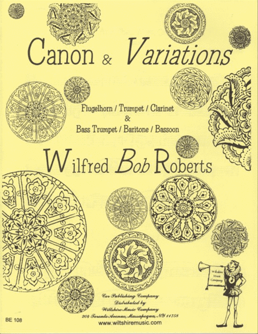 Canon and Variations Brass Duet scores gallery preview page 1