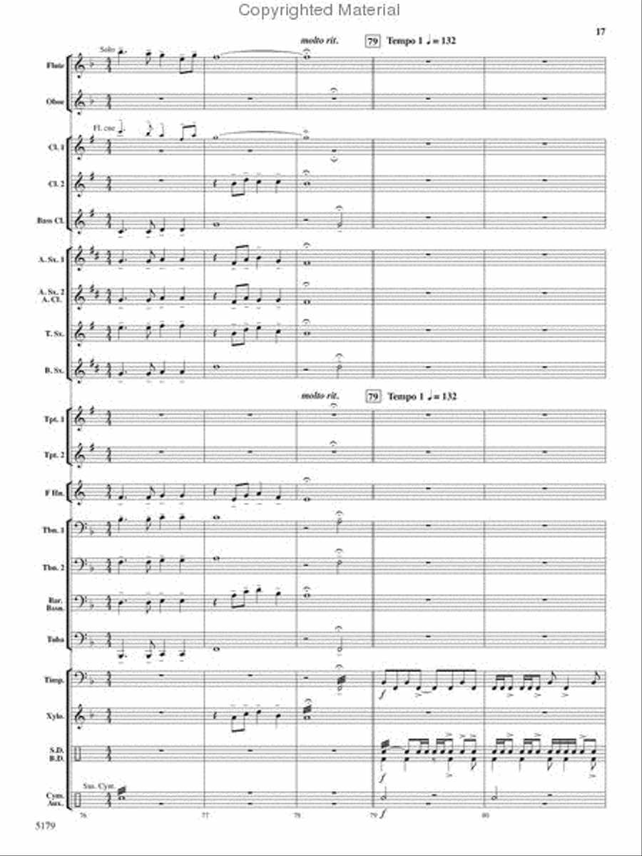 American Journey Concert Band scores gallery preview page 16