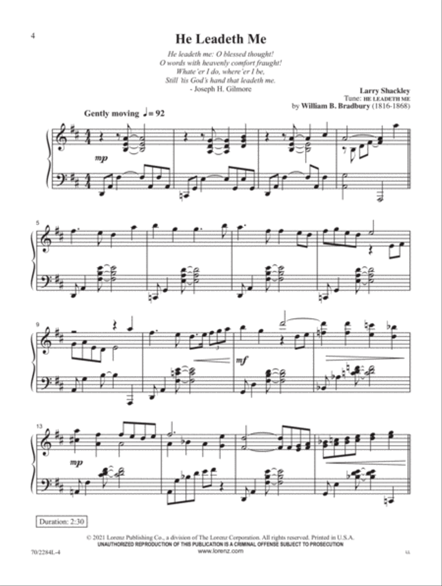 A Heart to Praise Piano Solo scores gallery preview page 2