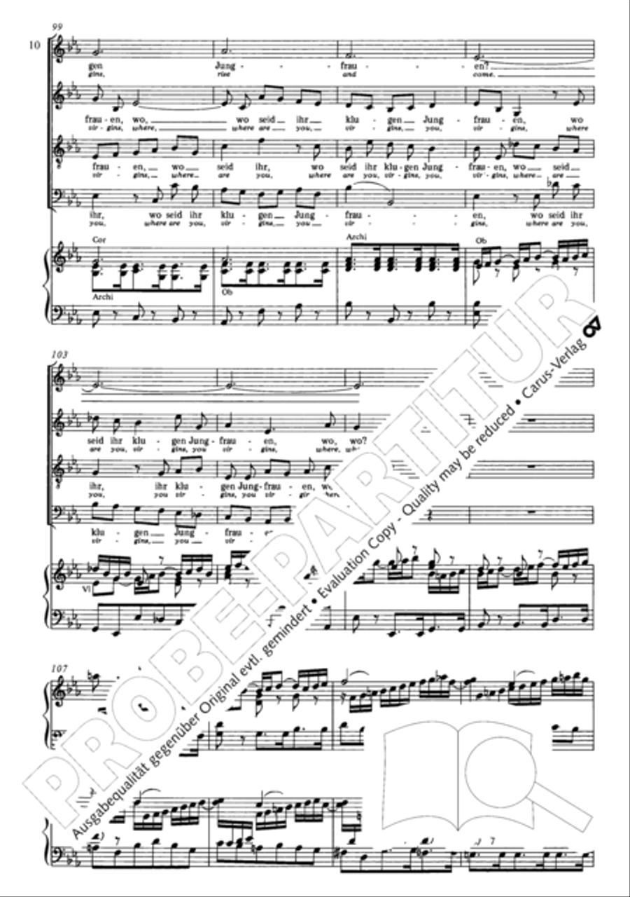 Wake, o wake and hear the voices STB scores gallery preview page 11