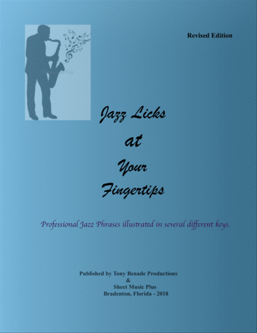 Jazz Licks at Your Fingertips Large Ensemble scores gallery preview page 1