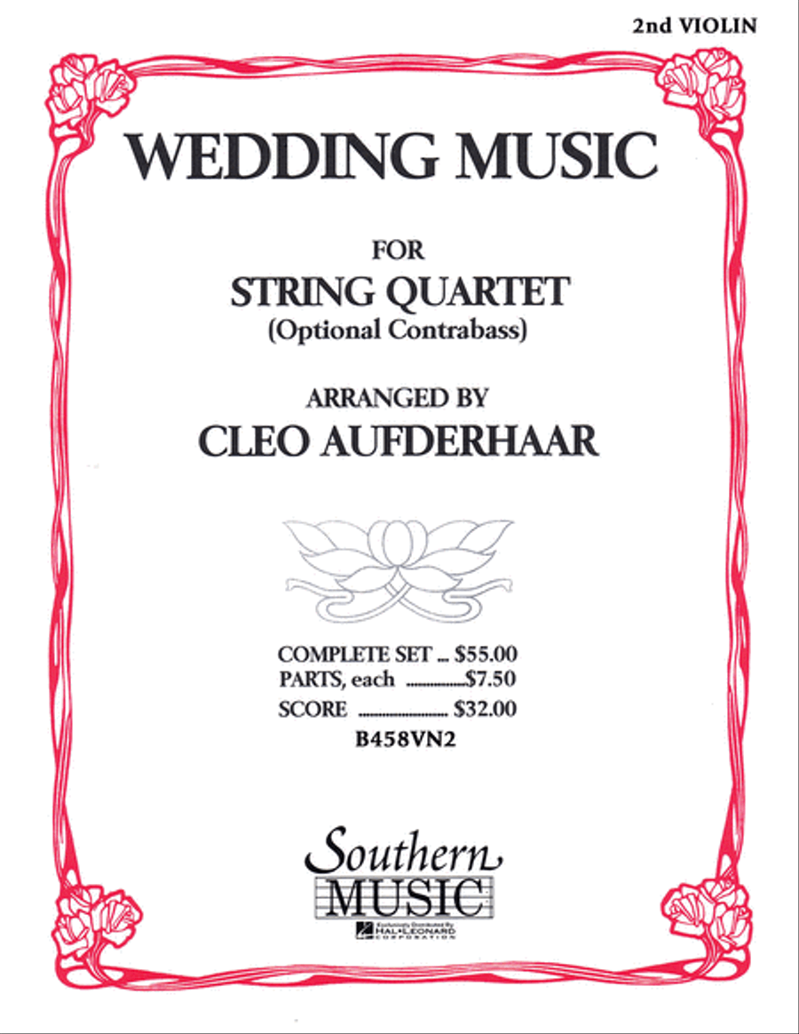 Wedding Music String Quartet scores gallery preview page 1