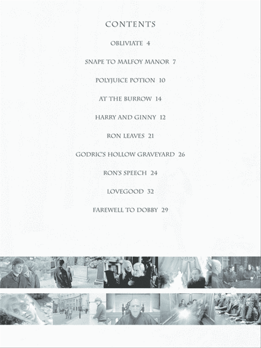 Harry Potter and the Deathly Hallows, Part 1 Piano Solo scores gallery preview page 3