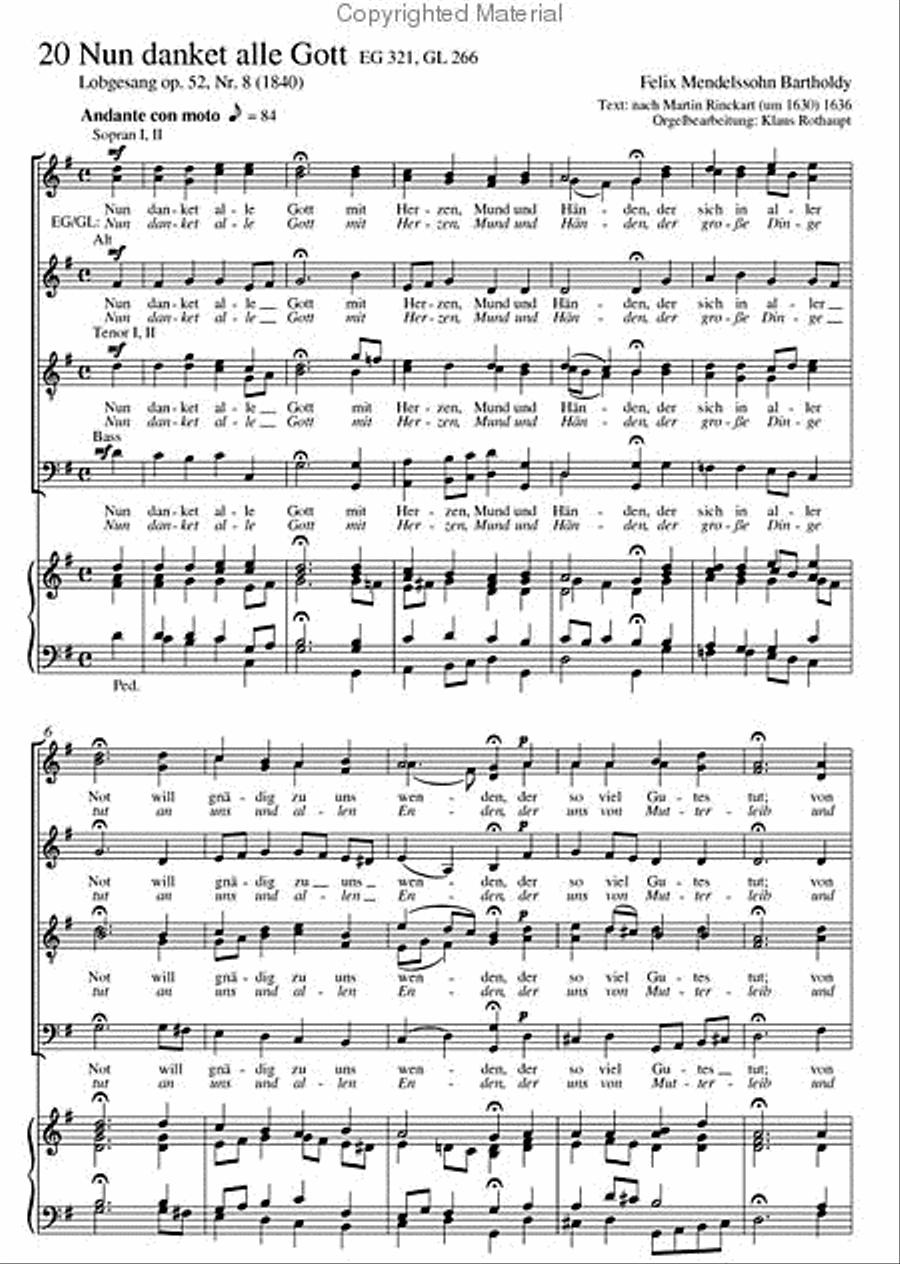Choral collection Mendelssohn Choir scores gallery preview page 5