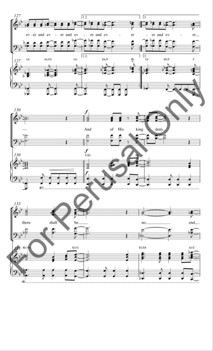 Glory to God in the Highest (Choral Score) 4-Part scores gallery preview page 13