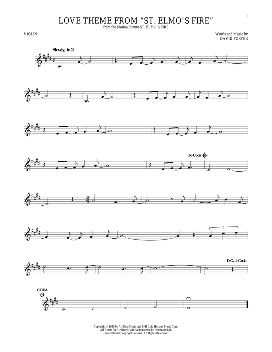 Love Theme From 