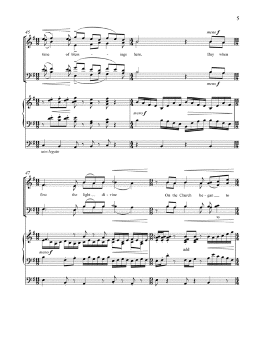 Joy! Because the Circling Year 4-Part scores gallery preview page 6