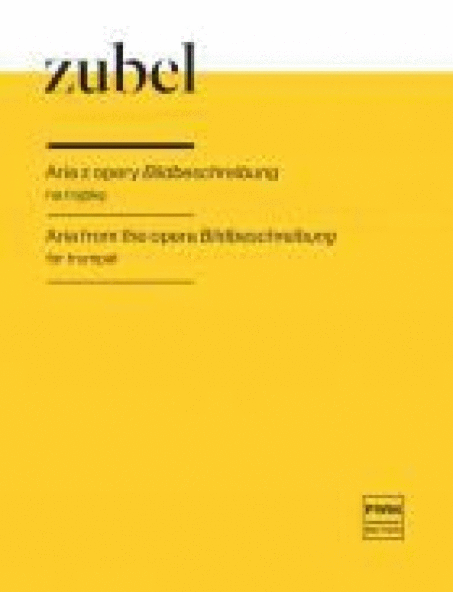 Aria From The Opera Bildbescheibung Trumpet Solo scores gallery preview page 1