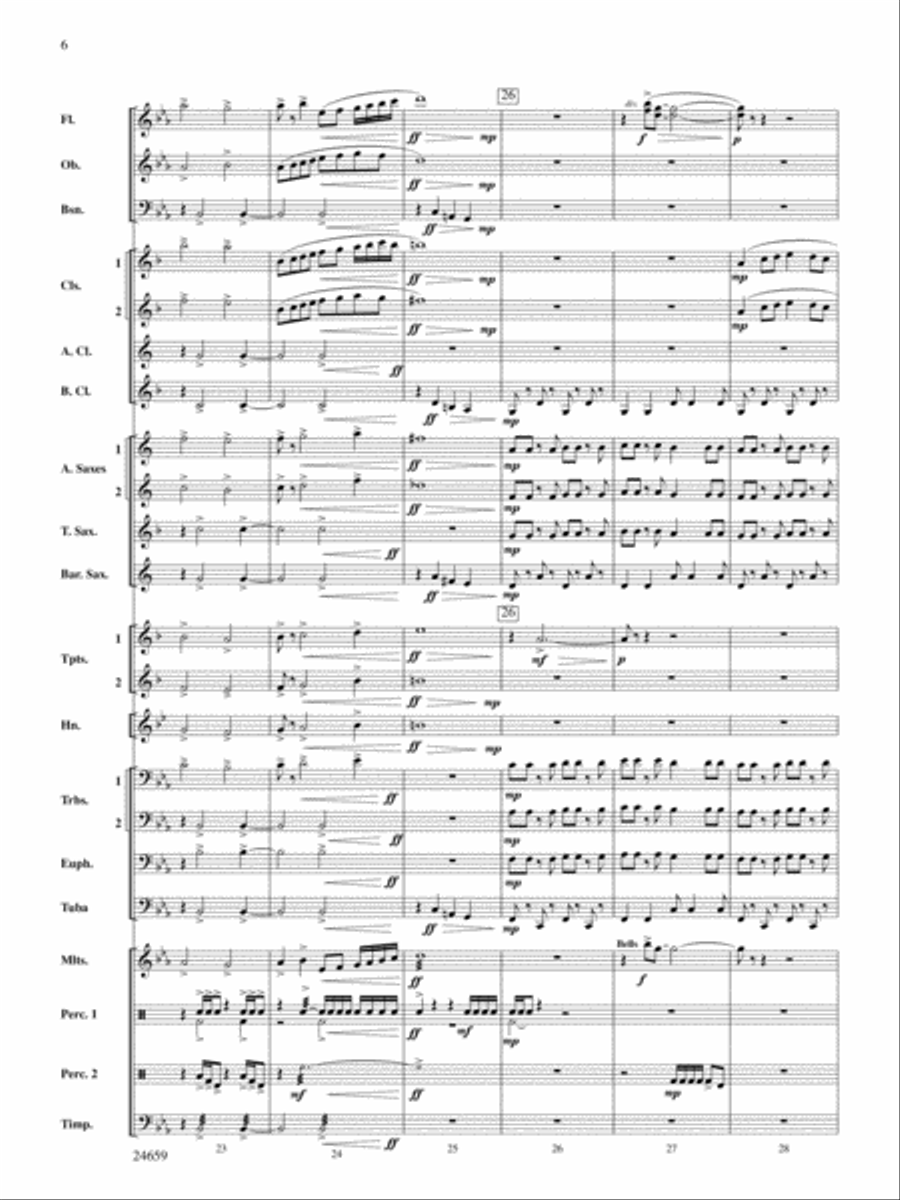 Return to Wind River: Score Concert Band scores gallery preview page 6