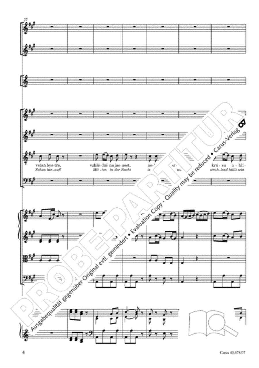 Missa pastoralis bohemica 4-Part scores gallery preview page 17
