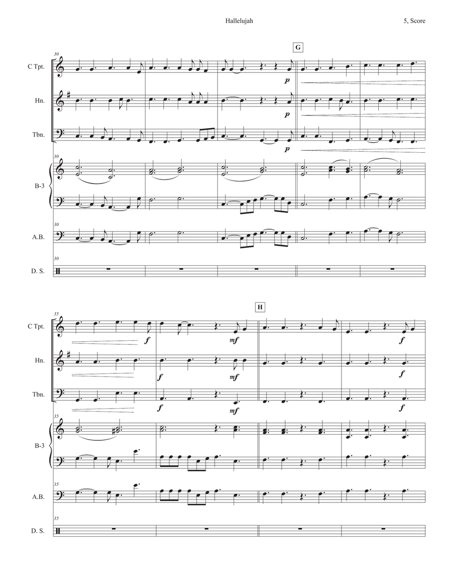 Hallelujah Hallelujah Sacred scores gallery preview page 5